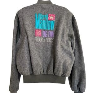 Barry Manilow “Big Fun” Tour de Force 1988 Concert Jacket Coat Size Large